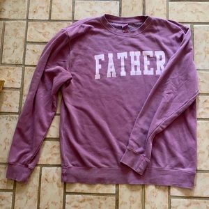 Call Her Daddy Father Faded Crewneck Sweatshirt